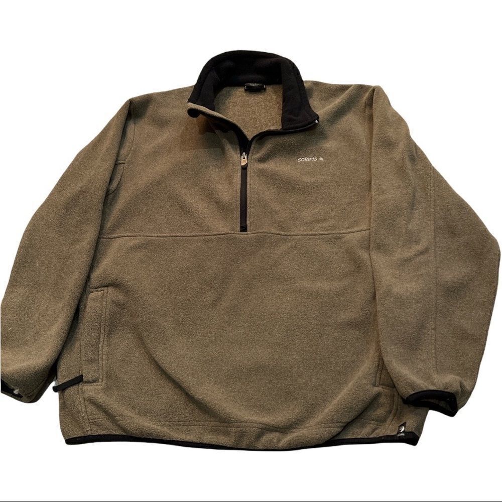 Like new Solaris fleece long sleeve polo men’s XL